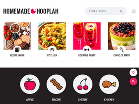 'homemadehooplah.com' screenshot