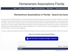 'homeowners-associations-florida.com' screenshot