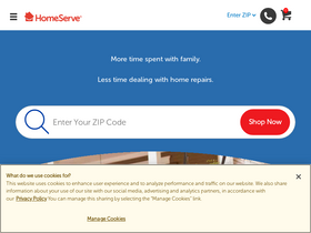 'homeserve.com' screenshot