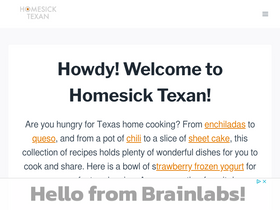 'homesicktexan.com' screenshot