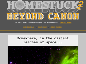 'homestuck2.com' screenshot
