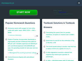 'homeworklib.com' screenshot