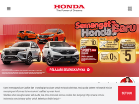 'honda-indonesia.com' screenshot
