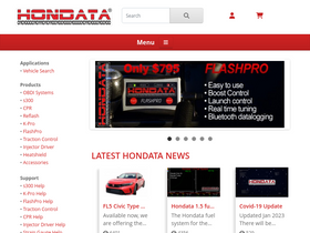 'hondata.com' screenshot