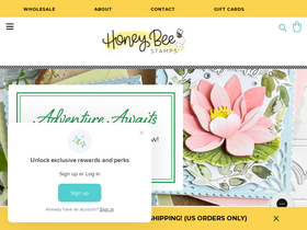 'honeybeestamps.com' screenshot