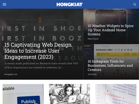 'hongkiat.com' screenshot
