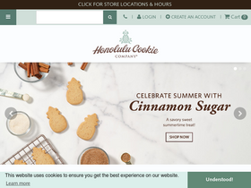 'honolulucookie.com' screenshot