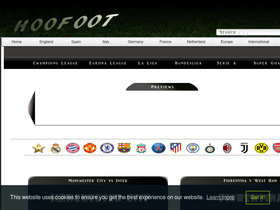 'hoofoot.com' screenshot