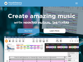 'hooktheory.com' screenshot