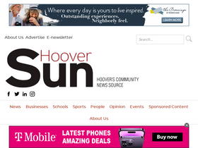 'hooversun.com' screenshot