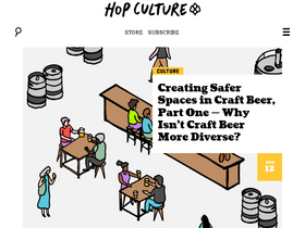 'hopculture.com' screenshot