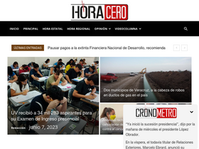 'horacero.mx' screenshot