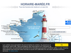'horaire-maree.fr' screenshot