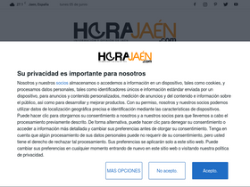 'horajaen.com' screenshot