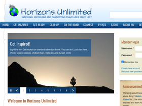 'horizonsunlimited.com' screenshot