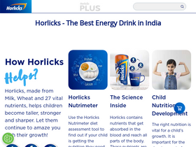 'horlicks.in' screenshot