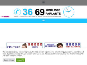 'horlogeparlante.com' screenshot