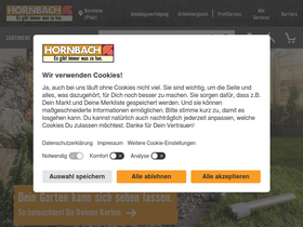 'hornbach.de' screenshot