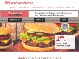 'hornbachers.com' screenshot