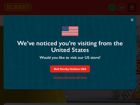 'hornby.com' screenshot