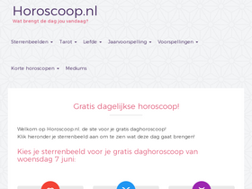 'horoscoop.nl' screenshot