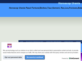 'horoscop-urania.com' screenshot