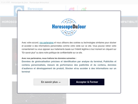 'horoscope-du-jour-gratuit.com' screenshot