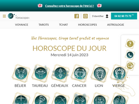 'horoscope.fr' screenshot