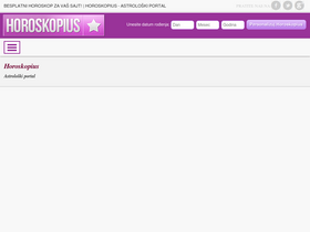 'horoskopius.com' screenshot
