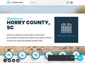 'horrycounty.org' screenshot