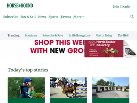 'horseandhound.co.uk' screenshot