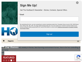 'horsejournals.com' screenshot