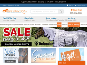'horseloverz.com' screenshot