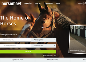 'horsemart.co.uk' screenshot