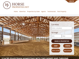 'horseproperties.net' screenshot