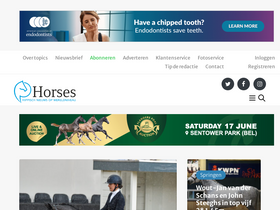 'horses.nl' screenshot