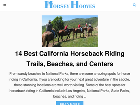 'horseyhooves.com' screenshot