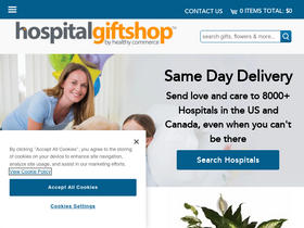 'hospitalgiftshop.com' screenshot