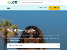 'hosthealthcare.com' screenshot