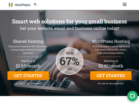 'hostpapa.com' screenshot