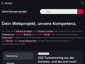 'hosttech.ch' screenshot