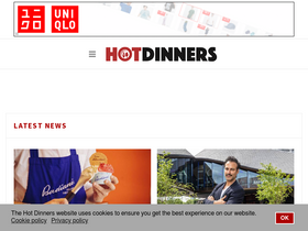 'hot-dinners.com' screenshot