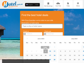 'hotel.com.au' screenshot