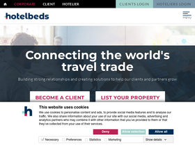'hotelbeds.com' screenshot