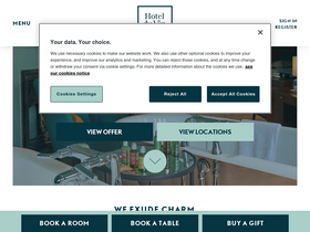 'hotelduvin.com' screenshot