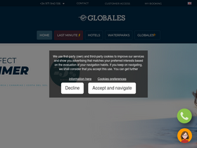 'hotelesglobales.com' screenshot