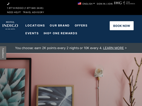 'hotelindigo.com' screenshot