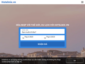 'hotelmix.vn' screenshot