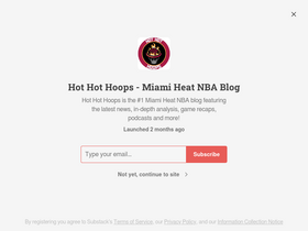 'hothothoops.com' screenshot
