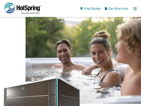 'hotspring.com' screenshot